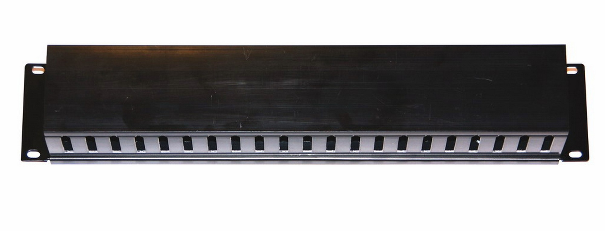 Panel vyvazovací LEXI-NET VP-2UL, 19", 2U, jednostranný, plast, černý
