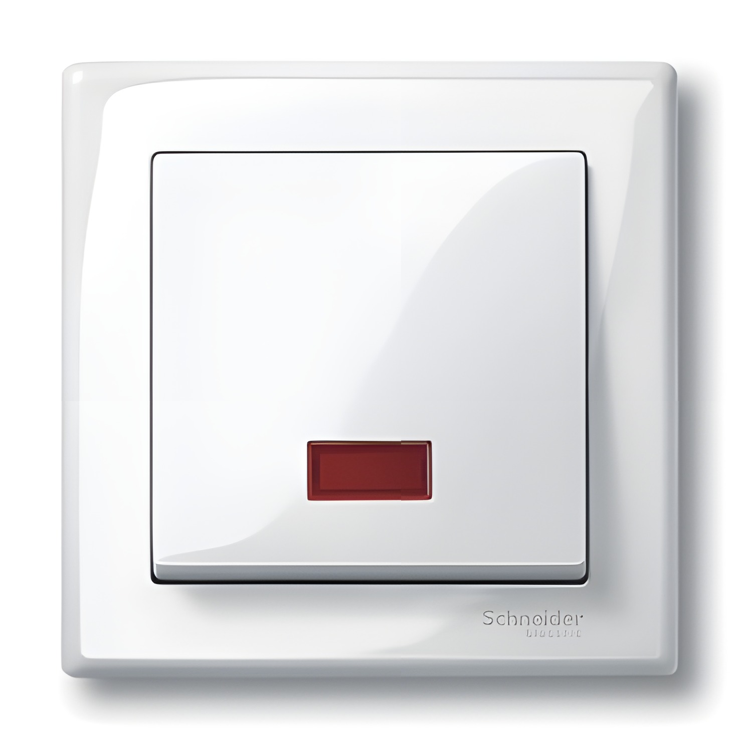SCHN MTN432819 Merten - Kryt spínače s otvorem pro popisek, System M, Polar