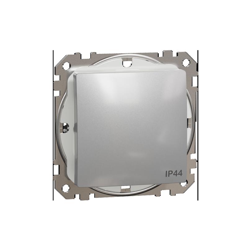 SCHN SDD213101 Sedna D/E - Spínač jednopólový řazení 1 IP44, Aluminium