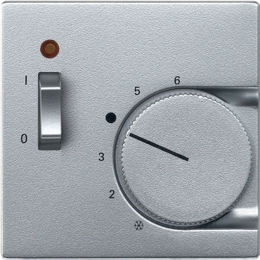 SCHN MTN536160 Merten - Centrální deska pro mechanismus termostatu se spínačem, System M, Aluminium