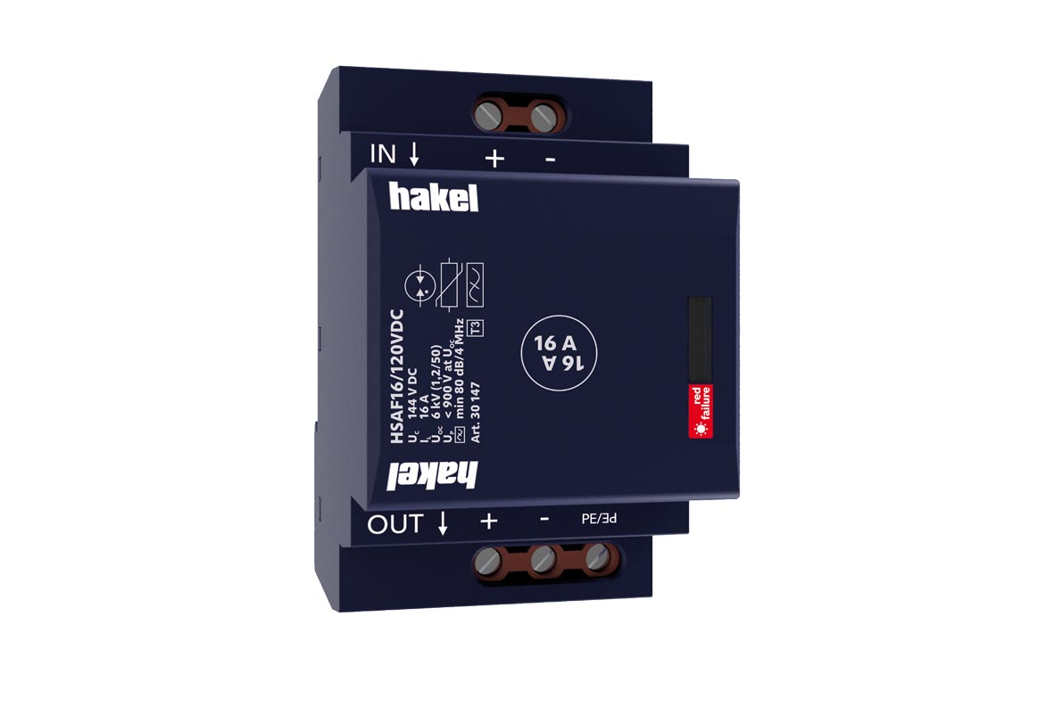 HAKEL 30147 HSAF16/120VDC SPD typ 3 s VF filtrem DC