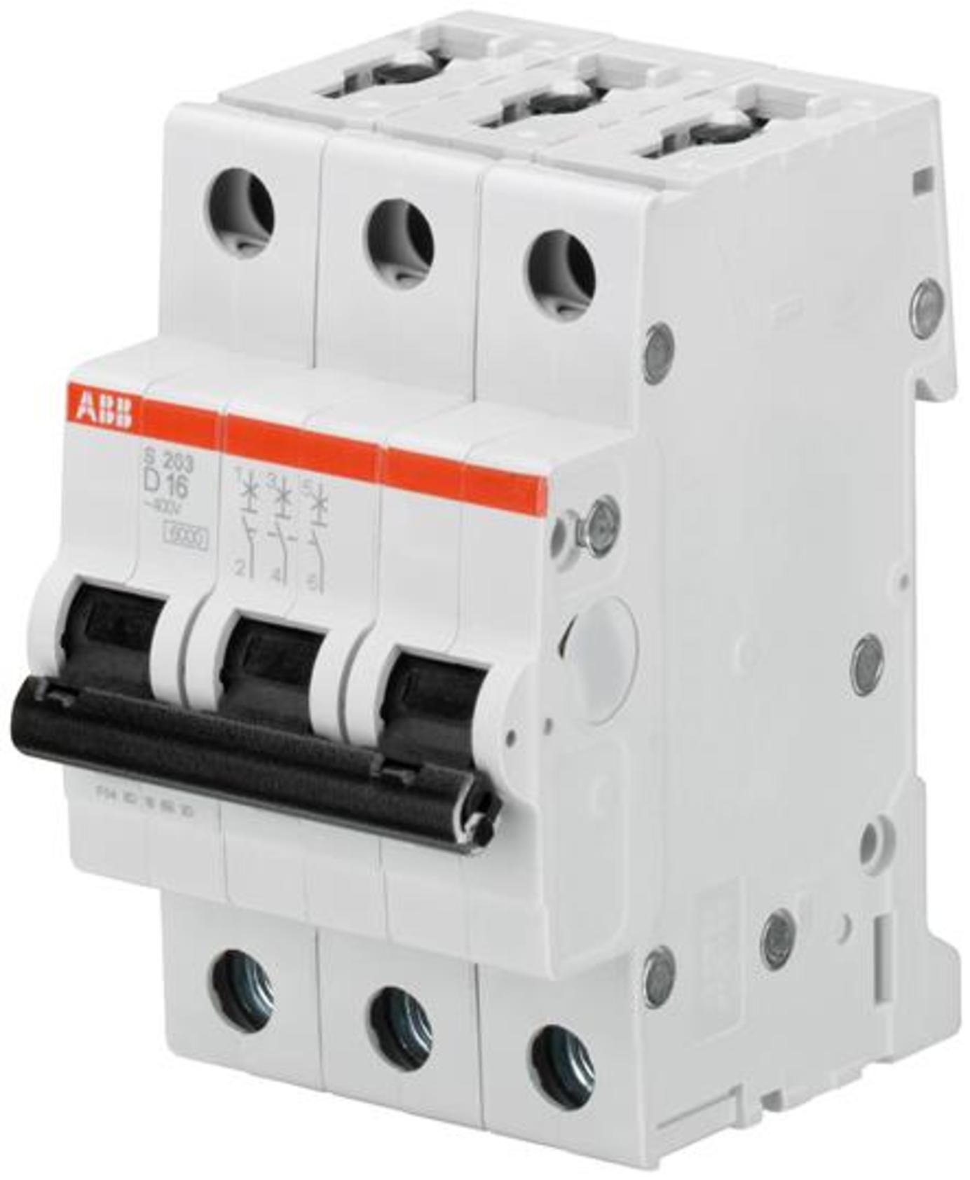 Jistič třípolový ABB 2CDS253001R0501 S203-D50e compact S 200, S203-D50, 3 fázový 5