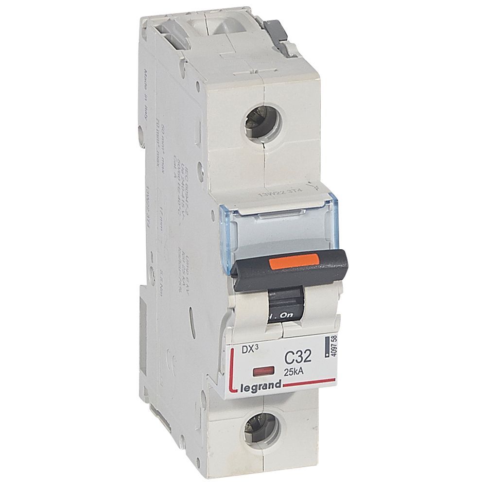 Jistič jednopólový LEGRAND 409758 DX3 1P C32 25KA