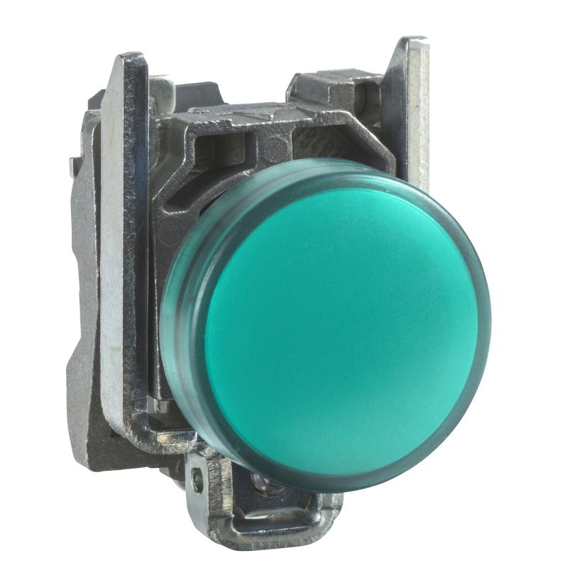 SCHN XB4BVM3 Signálka s LED, 230...240V, zelená