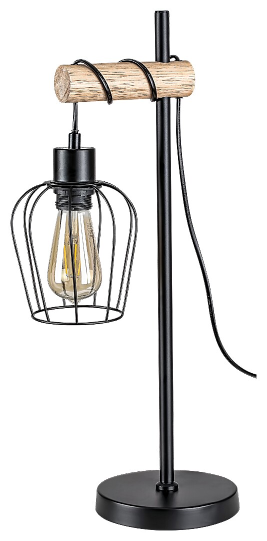 Stolní lampa Fabian matná černá E27 1×40W RABALUX 5245