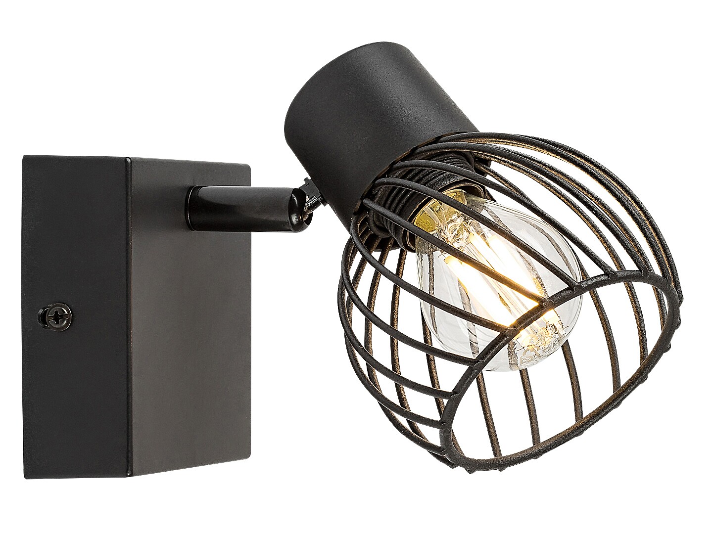 Bodové svítidlo Aberama černá E14 1×10W RABALUX 73001