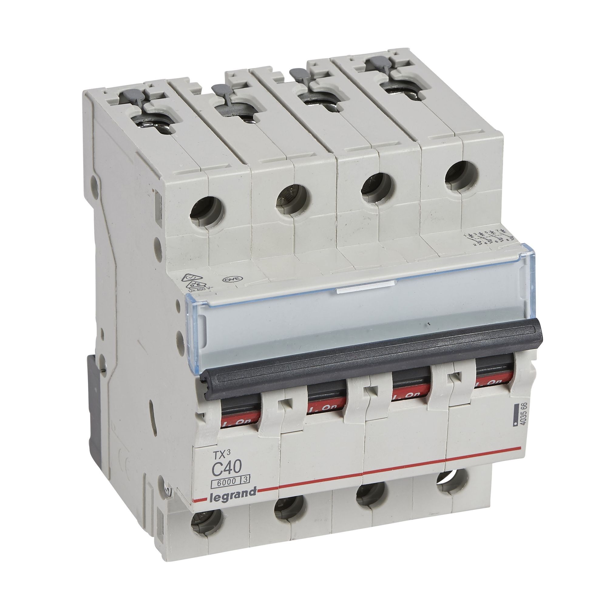 Jistič čtyřpolový LEGRAND 403566 TX3 4P C40 6000A