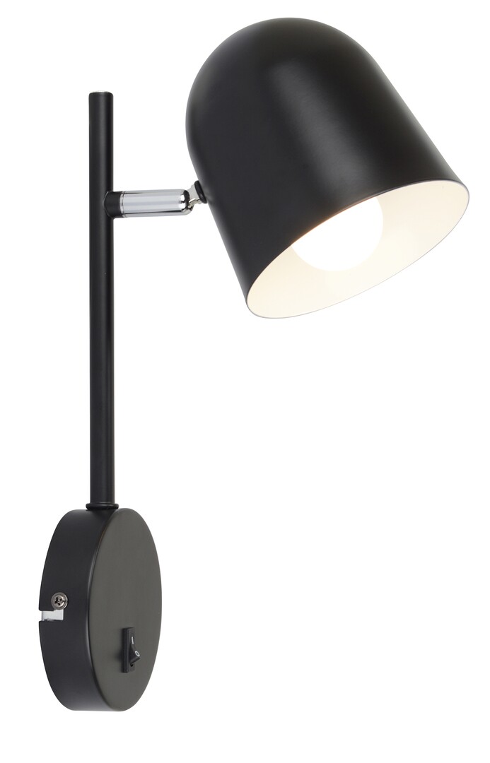 Nástěnné svítidlo Egon matná černá E14 1×40W RABALUX 5242
