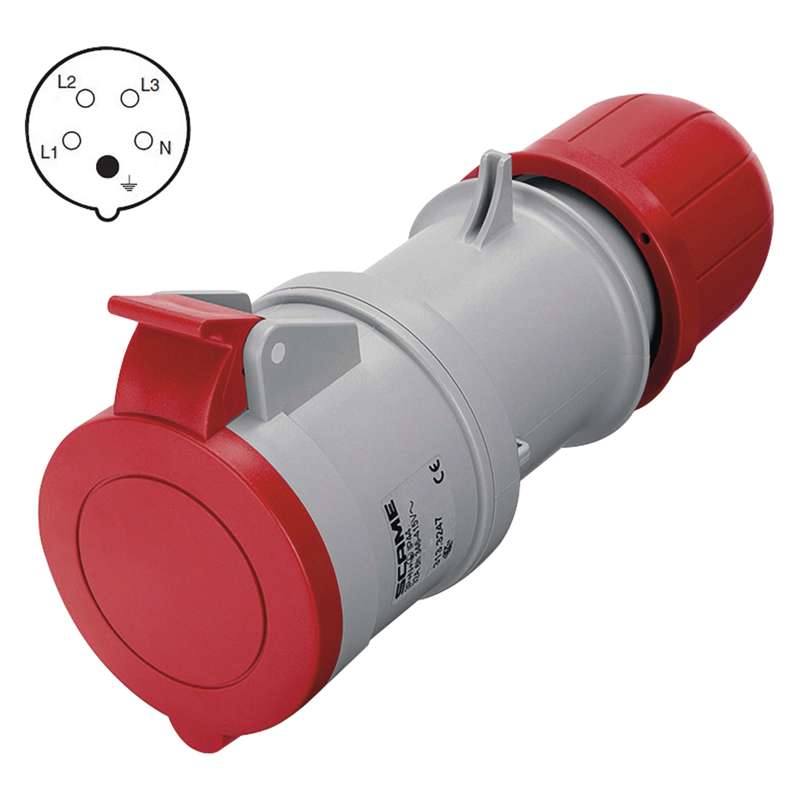 SCAME 313.1647 Zásuvka kabelová OPTIMA - 313.1647