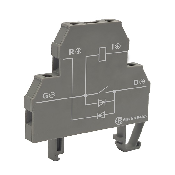BEČOV A128206 Svorka RSE KT G 8A - 30V DC , 30V DC(ovl.)