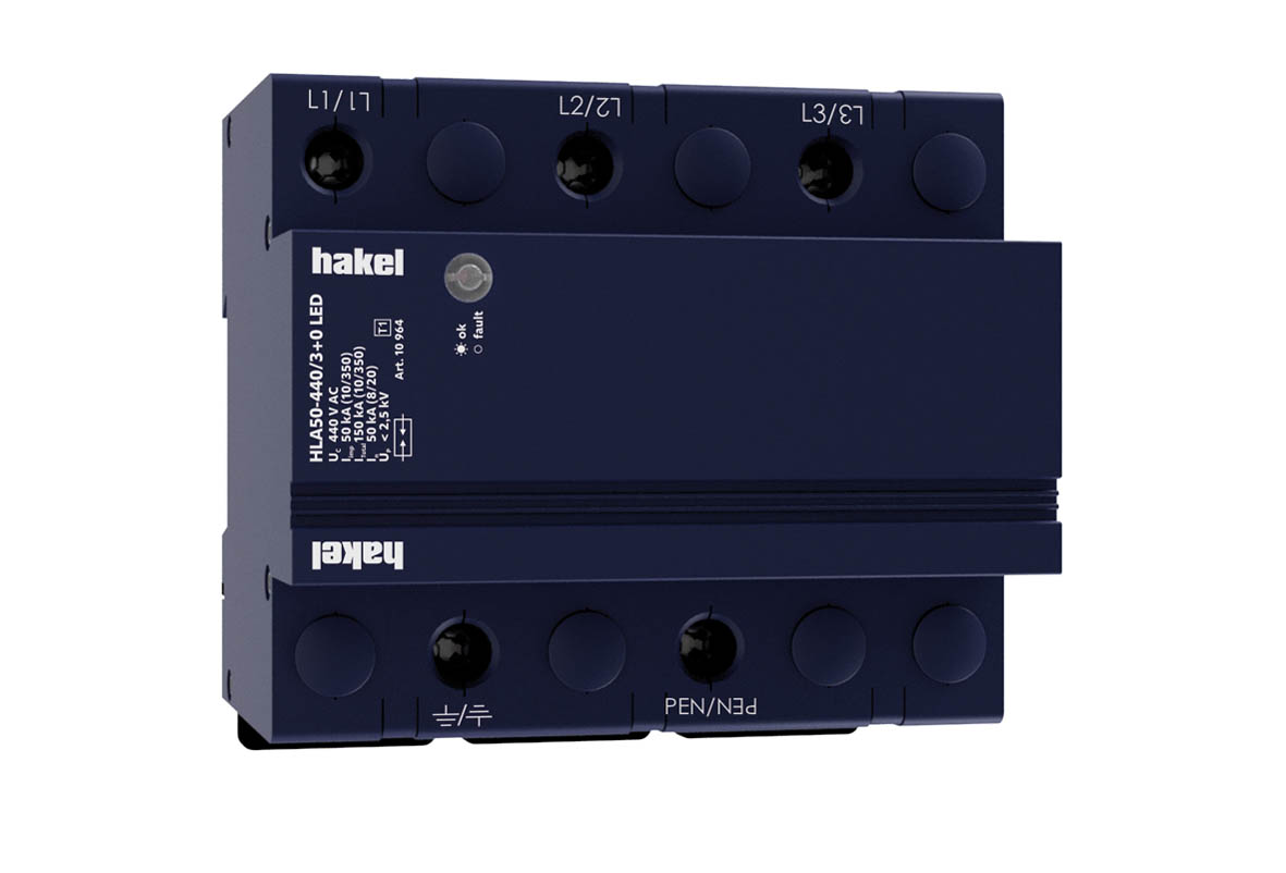 HAKEL 10964 HLA50-440/3+0 LED SPD typ 1