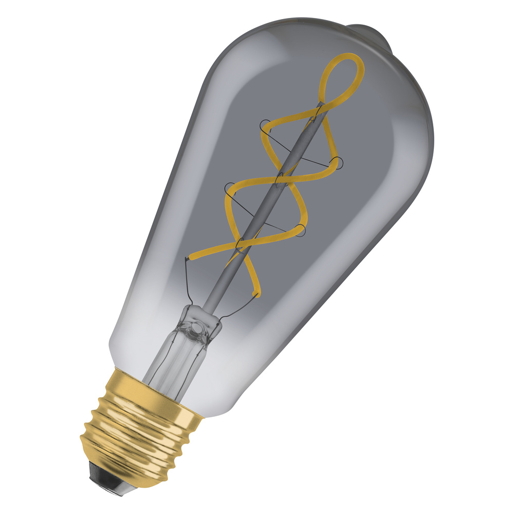 LED žárovka OSRAM 1906LEDISON 4W/818 230VSFILSME27FS1, kouřová