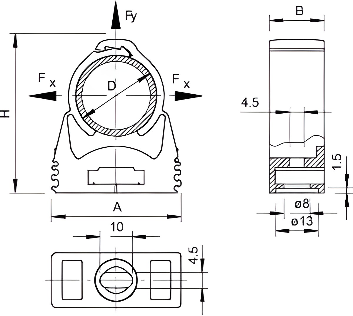 SQ-10 LGR Příchytka starQuick