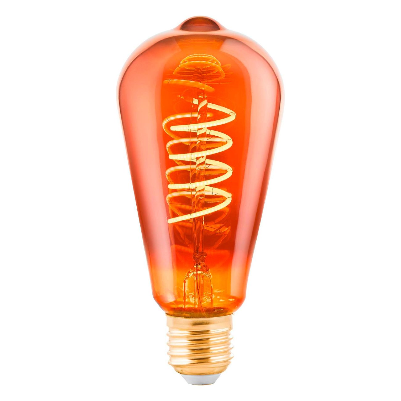 LED zdroj E27 ST64 1x4W měděná teplá bílá EGLO