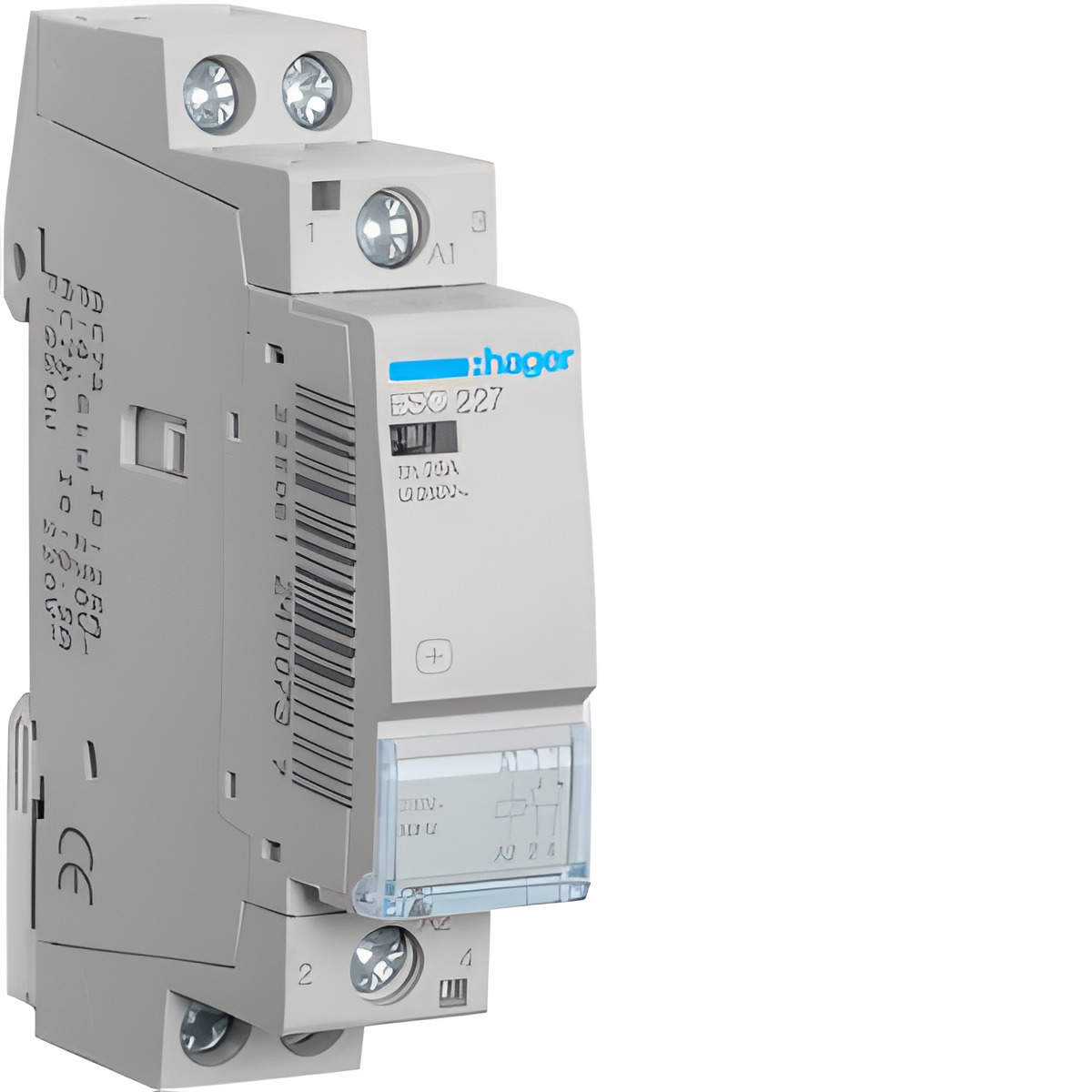 Instalační stykač hager ESC227 25A 1NO+1NC 230V