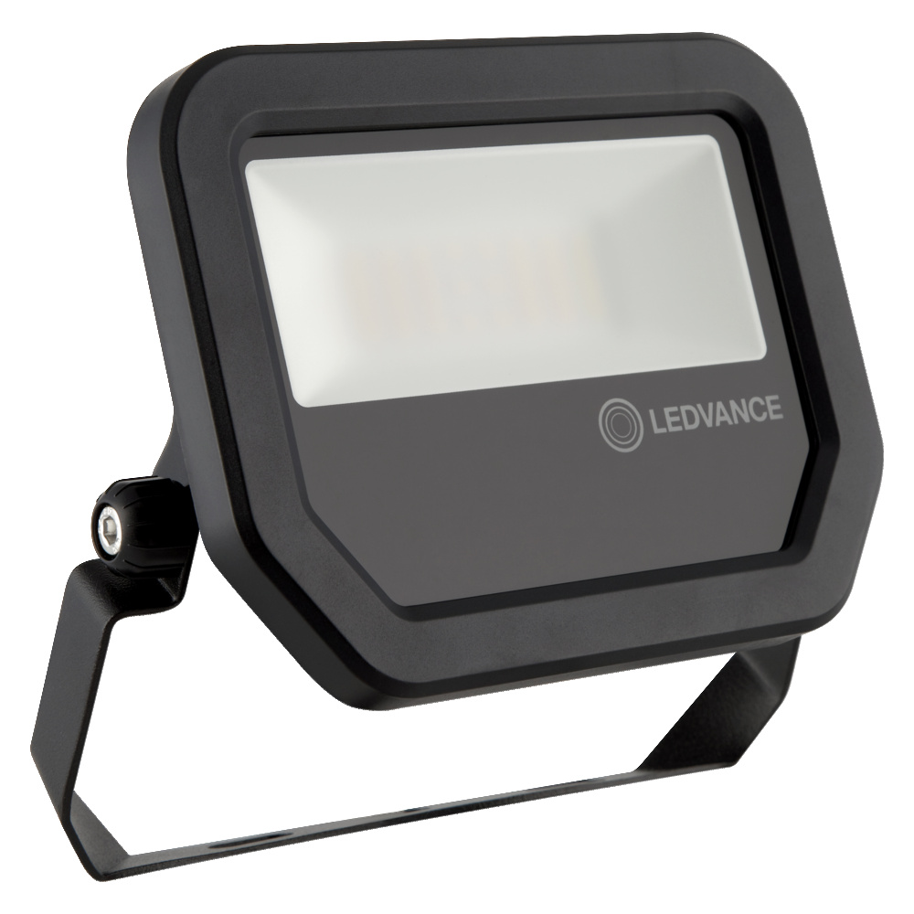 LED reflektor LEDVANCE FL PFM 20W/3000K SYM 100 BK, černá