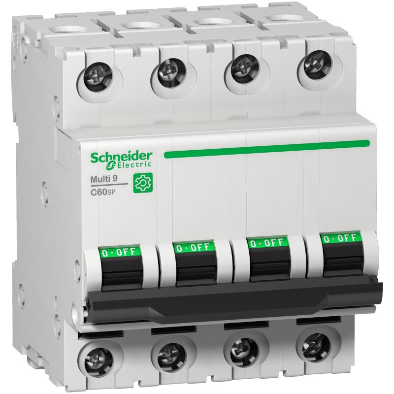 SCHN M9F21463 Jistič Multi9 C60SP 4P B 63A 5kA 480Y/277V UL1077