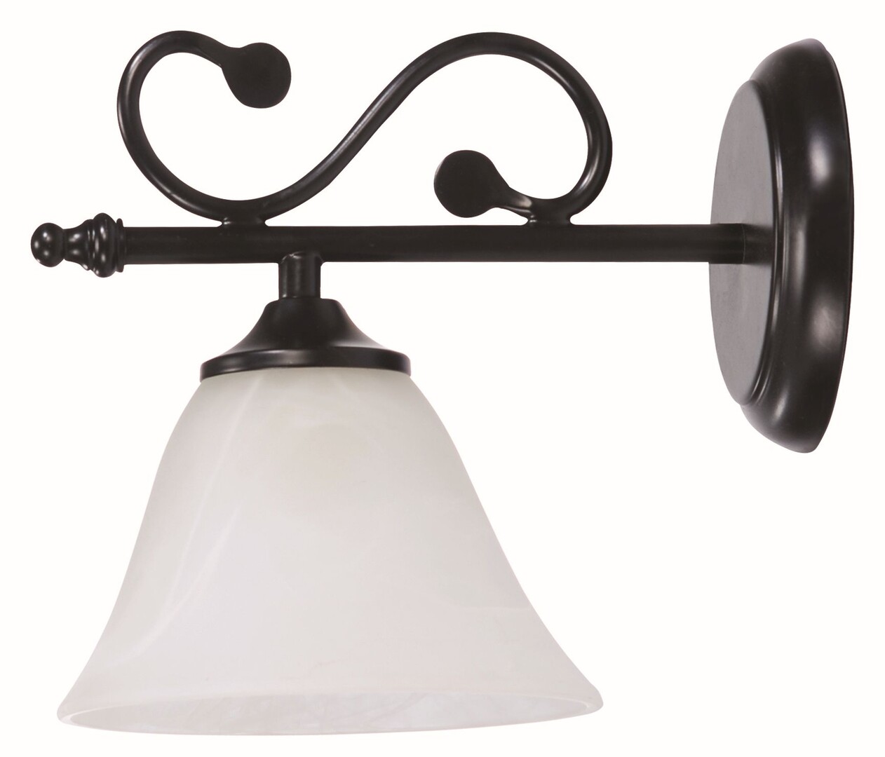 Nástěnné svítidlo Dorothea matná černá E14 1×40W RABALUX 7771