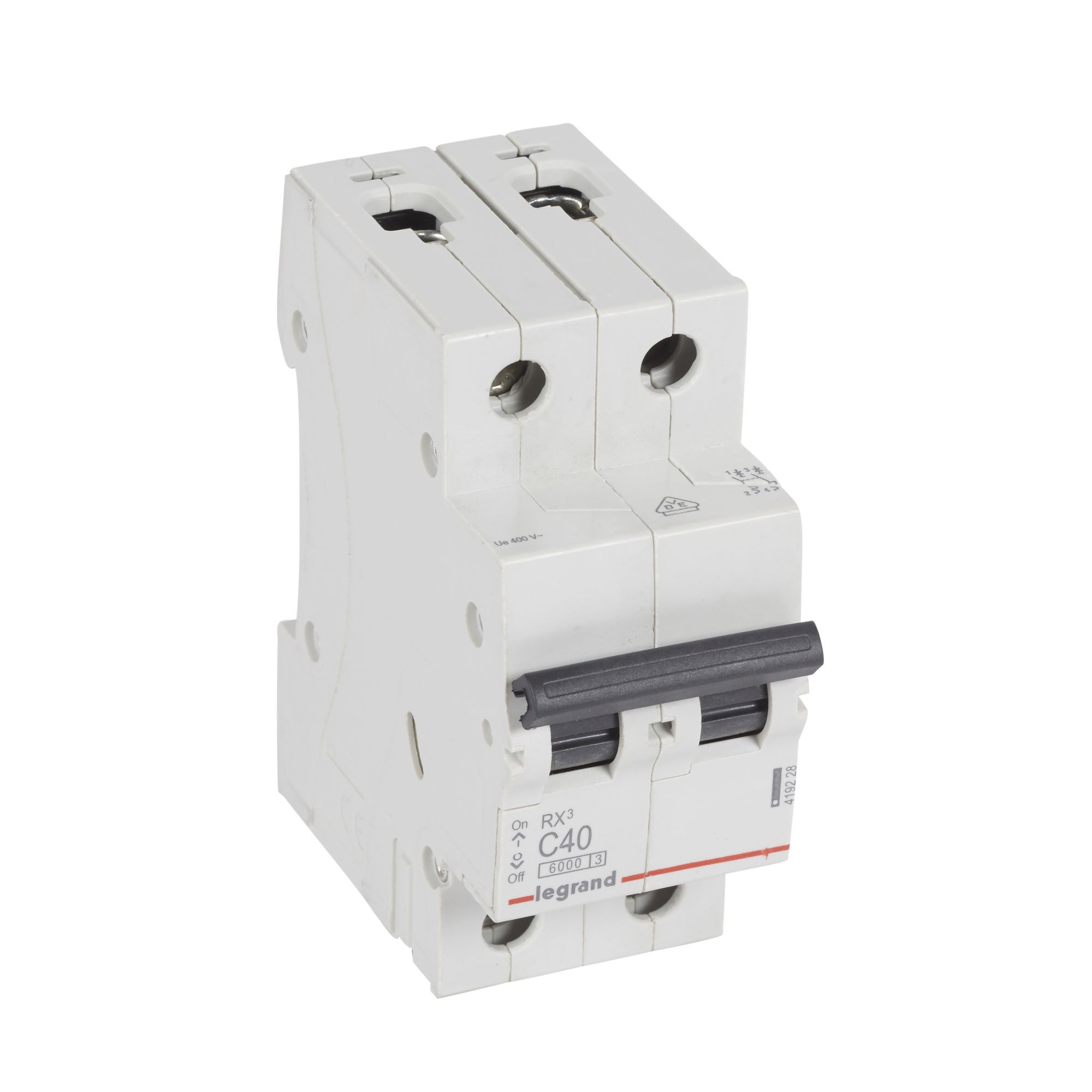 Jistič dvoupolový LEGRAND 419228 RX3 2P C40 6000A
