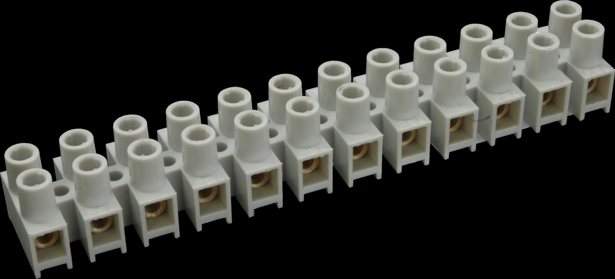 SEZ 6336-32 Přístrojová svorkovnice 4 mm2, šedá, 12 pólů