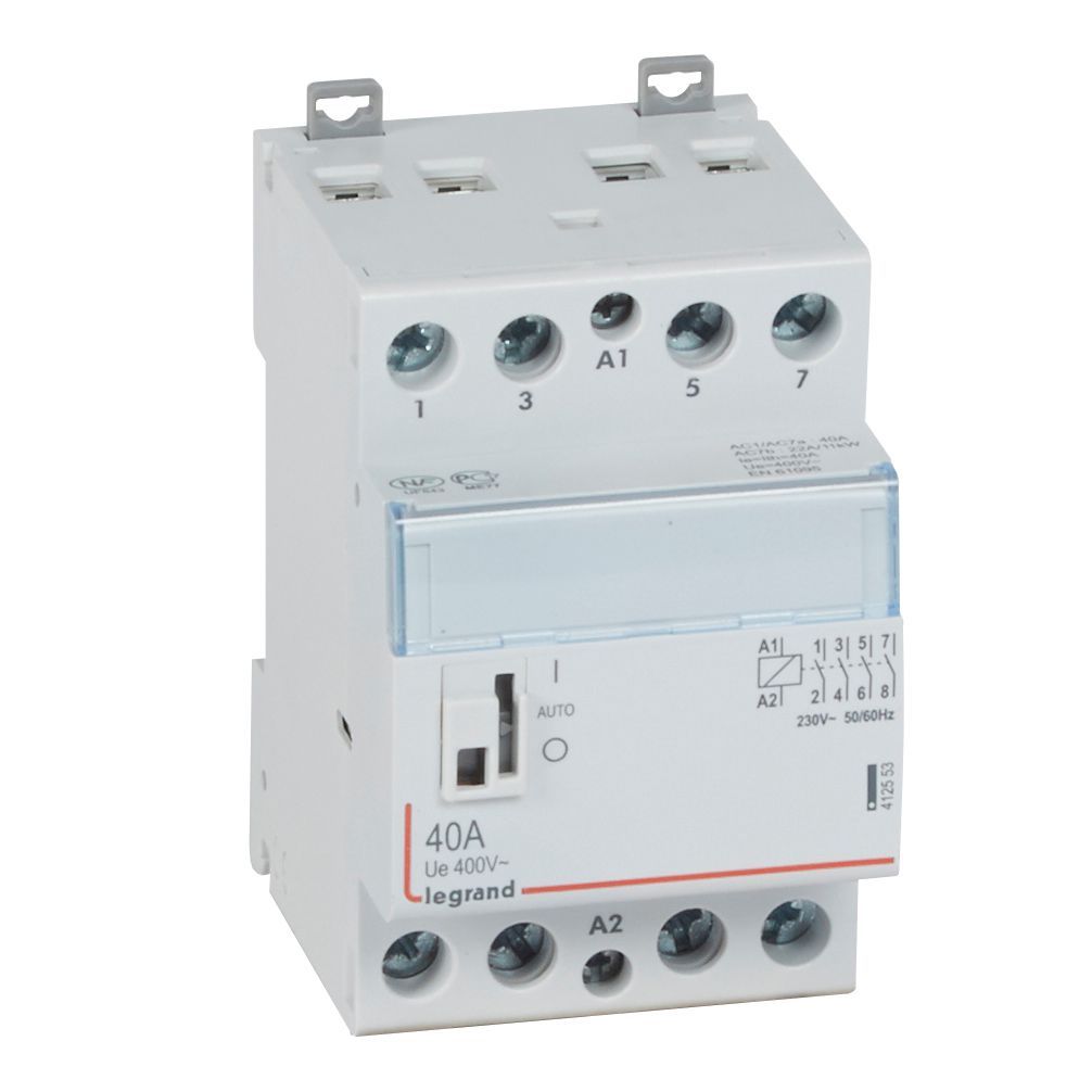 LEG 412553 STYKAČ 40A 4NO CÍVKA 230V