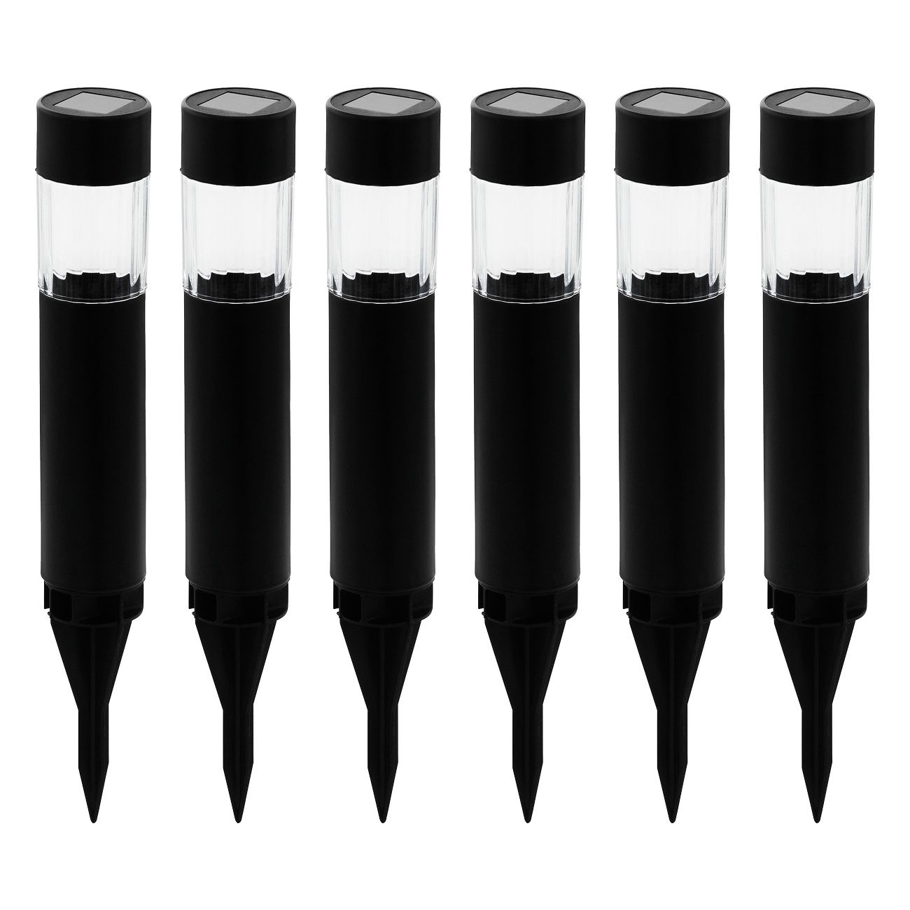 Set 6ks solární svítidlo ROSALBA černá O47 mm 06W EGLO