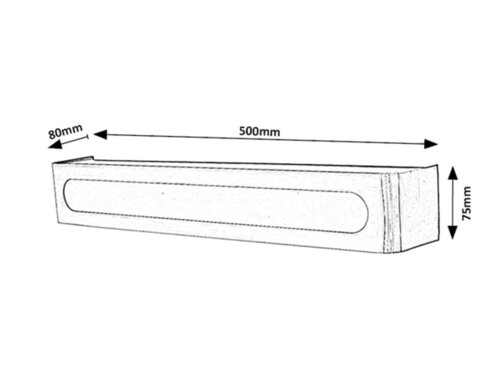 Koupelnové svítidlo Jakub chrom LED 12W RABALUX 3480