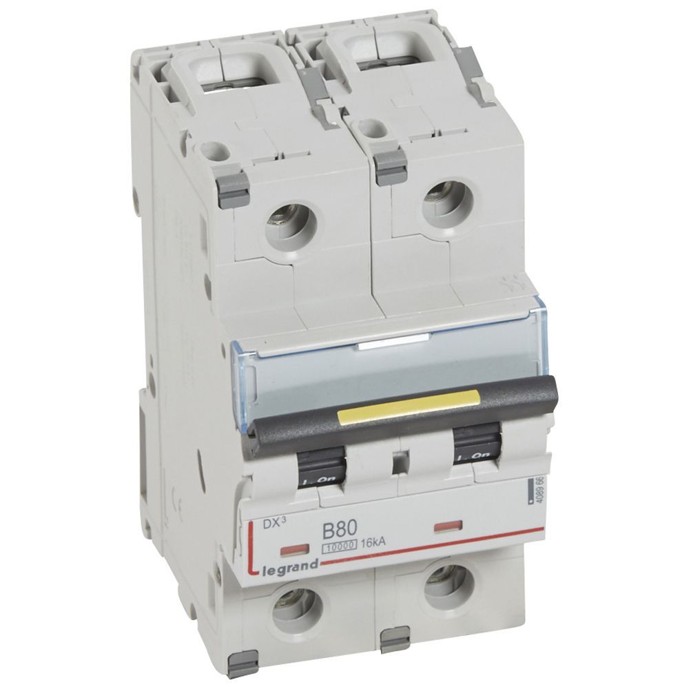 Jistič dvoupolový LEGRAND 408966 DX3 2P B80 10000A/16KA