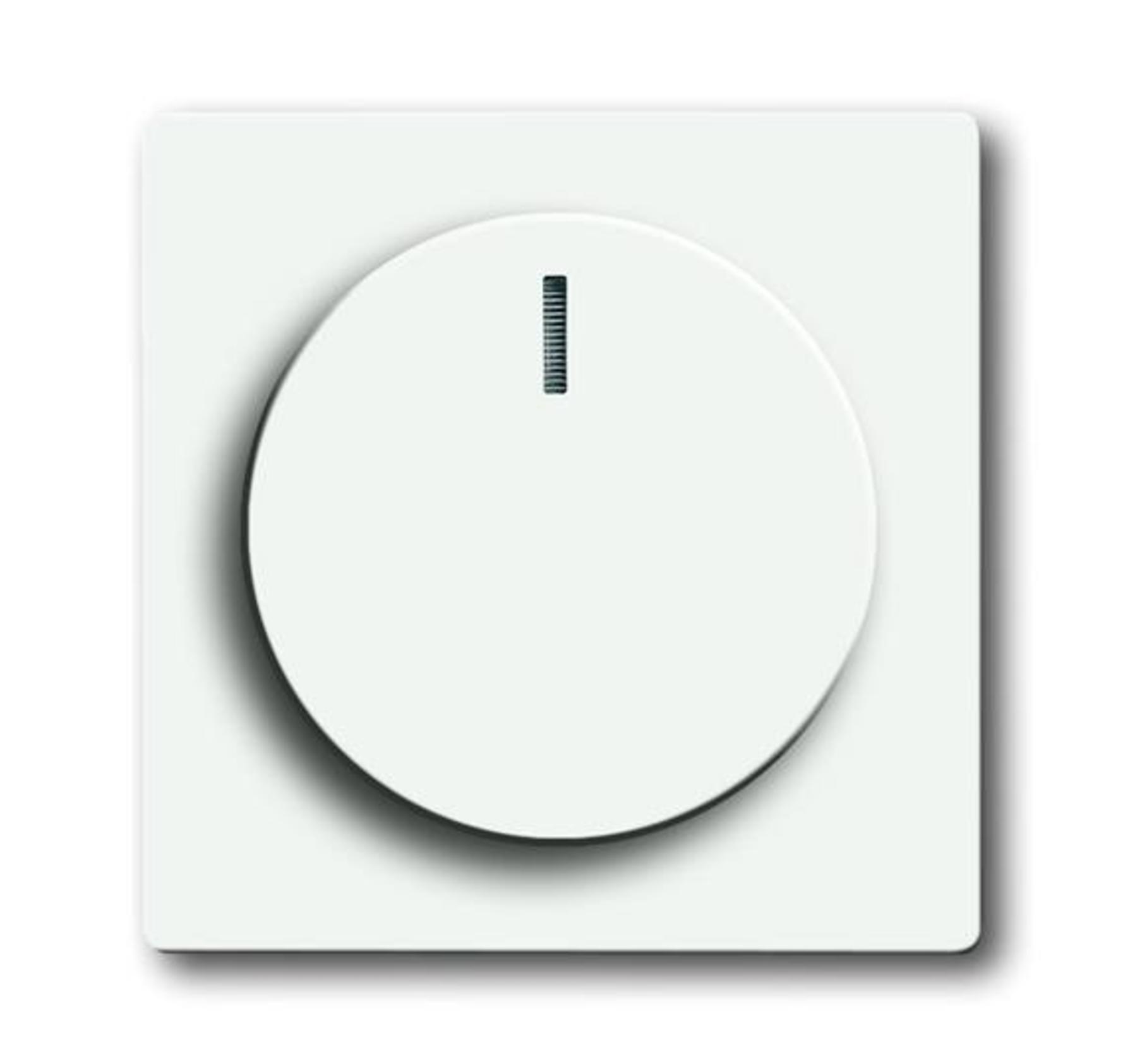 Kryt stmívače ABB Future 2CKA006599A2961, mechová bílá, s ot.ovl., s upev. maticí