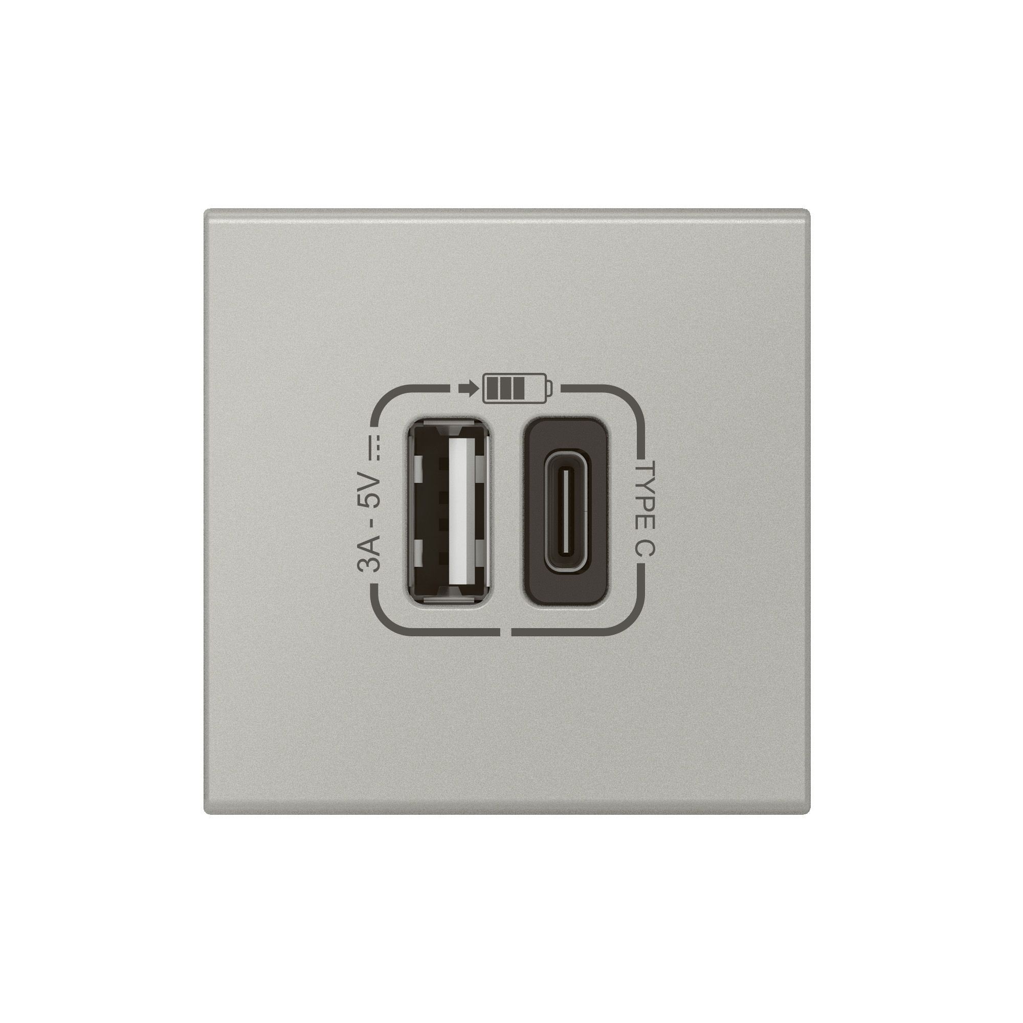 LEG 079293L MOSN NABÍJ.USB A+C 15W HLINÍ