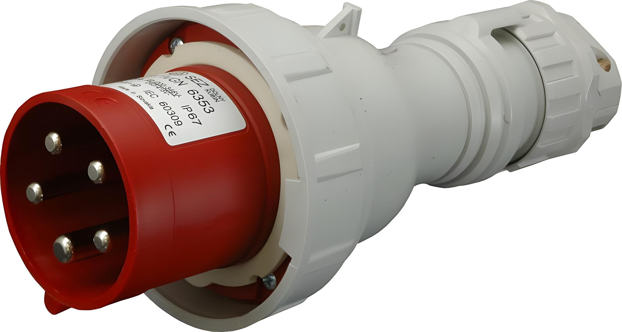 Vidlice 400V SEZ IVGN 6353 IP 67, 63 A, 5-pól