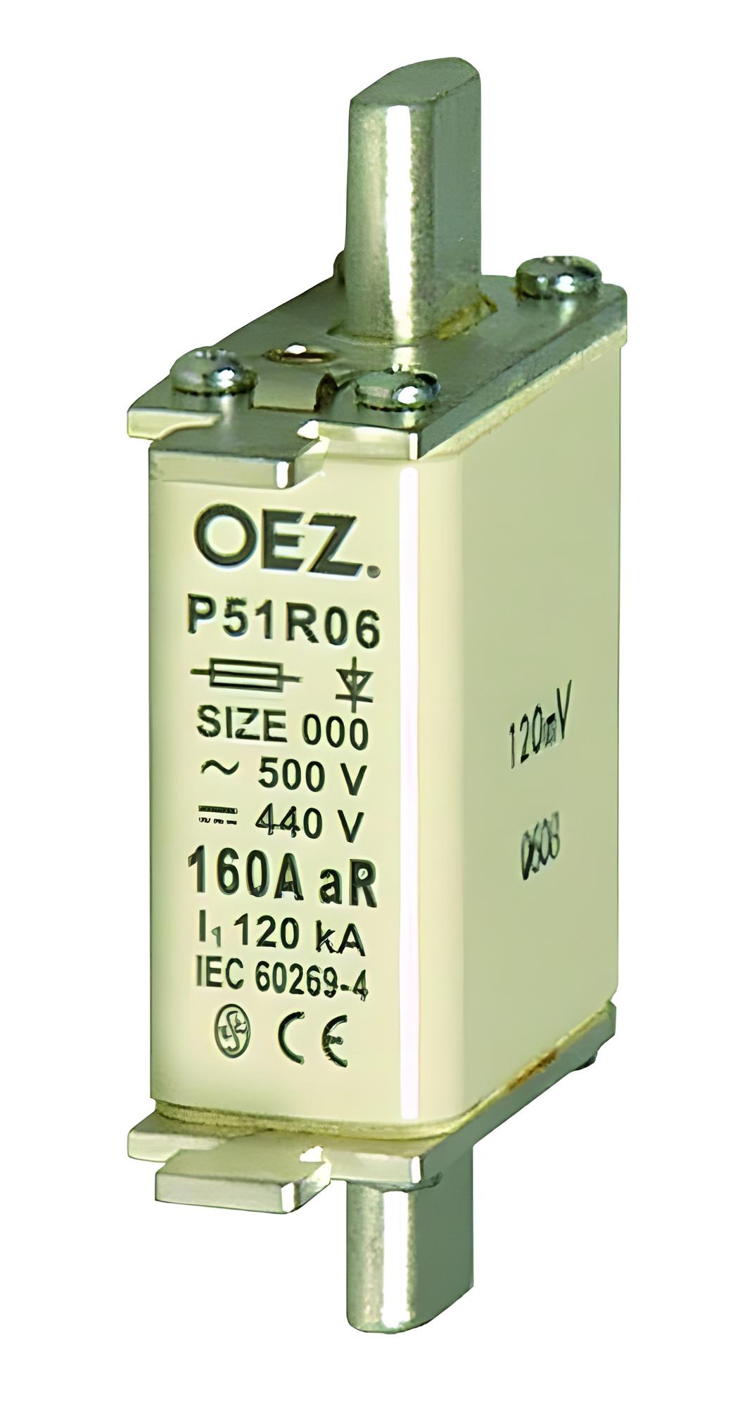 Nožová pojistka OEZ P51R06 80A aR