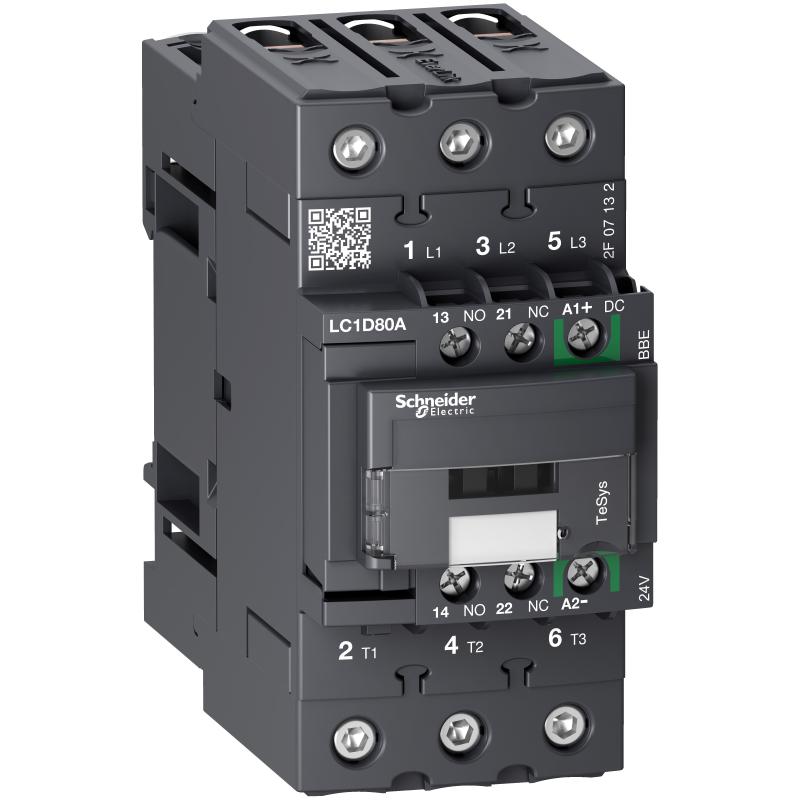 SCHN LC1D80ABBE Stykač Green 80A AC-3 3P 24V DC