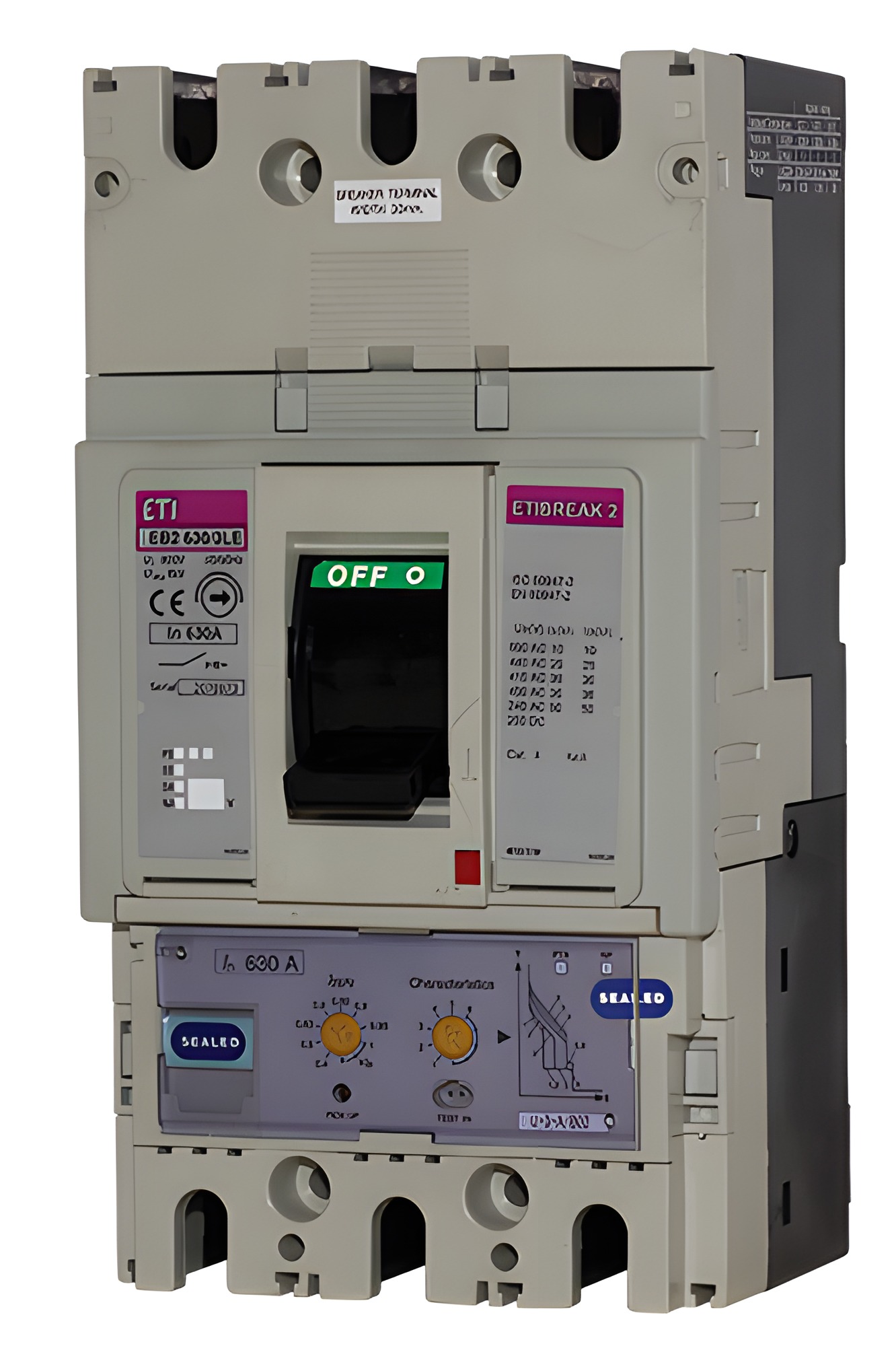 ETI 004671122 kompaktní jistič, EB2 630/4LE 630A 4p