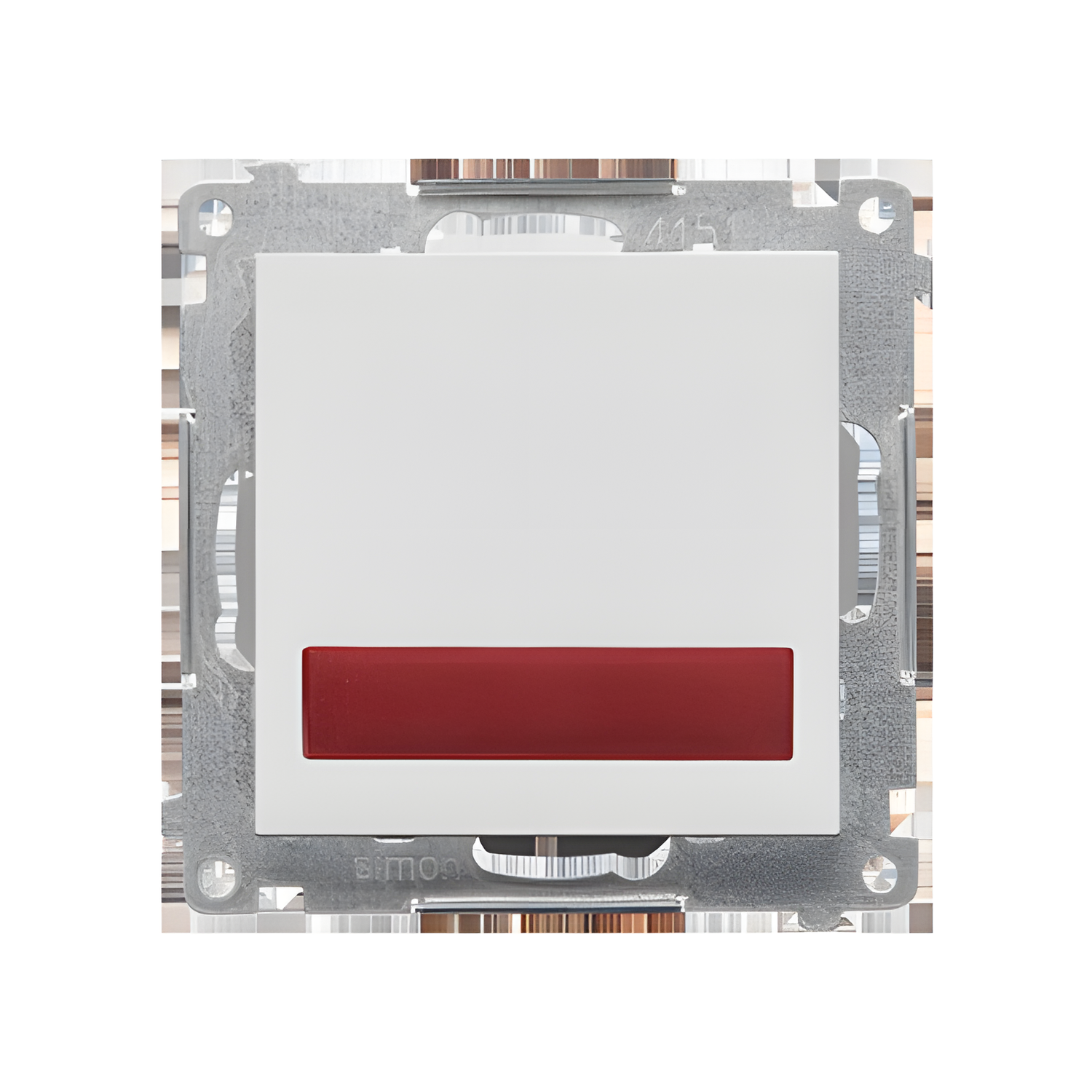 LED osvětlení signalizační SIMON 55 TESS2.01/114, 230 V, červené světlo, světle šedá matná