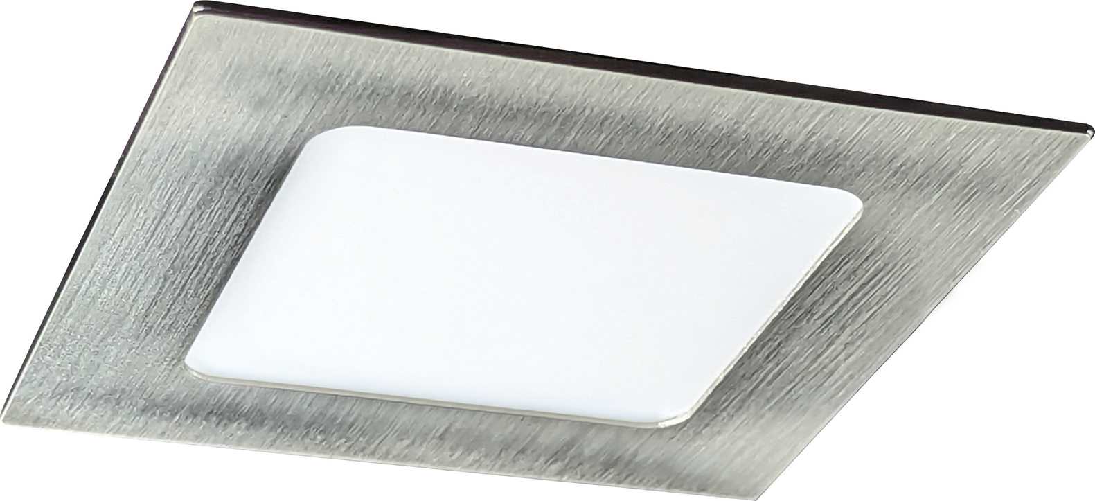 Svítidlo LED vestavné GREENLUX LED15 VEGA-S matný chrom 3W, teplá bílá