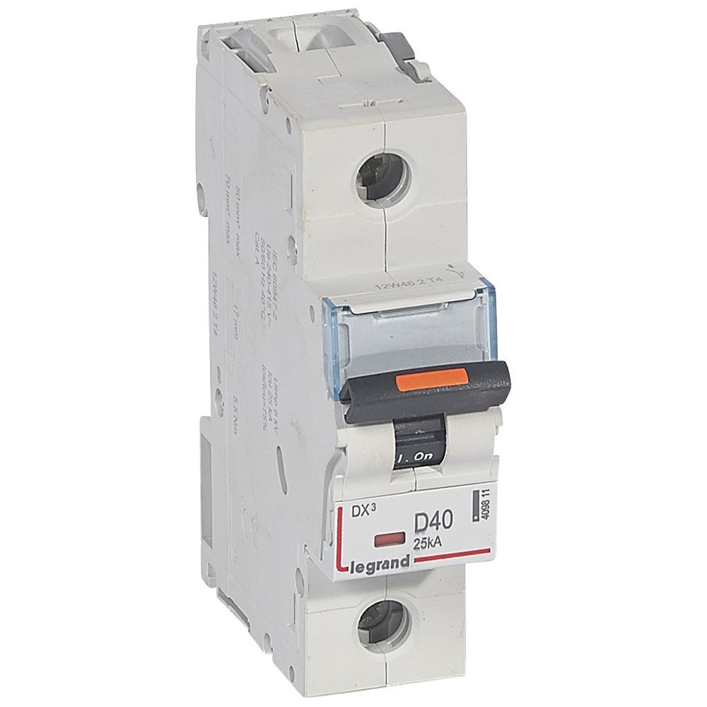 Jistič jednopólový LEGRAND 409811 DX3 1P D40 25KA