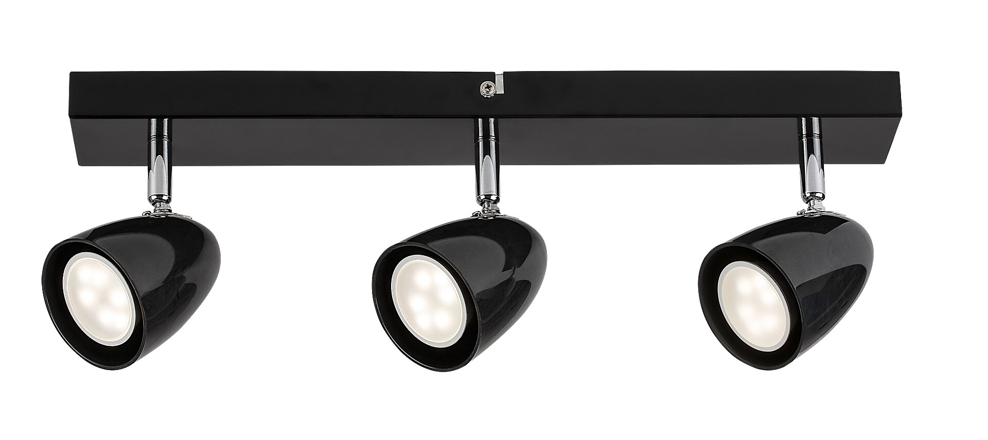 Stropní svítidlo Perico černá GU10 3×5W RABALUX 73019