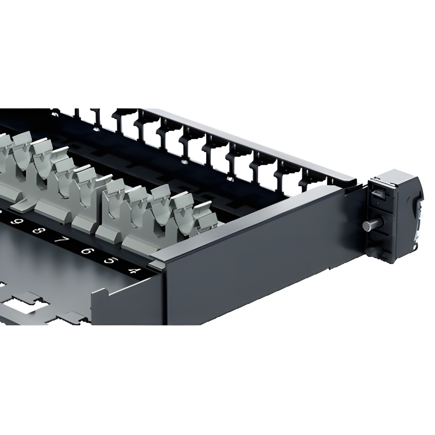 SCHN VDIM11U001 Actassi - 19" Kabelový držák 6 kabelů pro Patch panel, (sada 4ks)