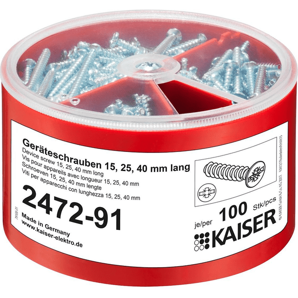 SCHM KA-2472-91 Box se šroubky  á 100 ks