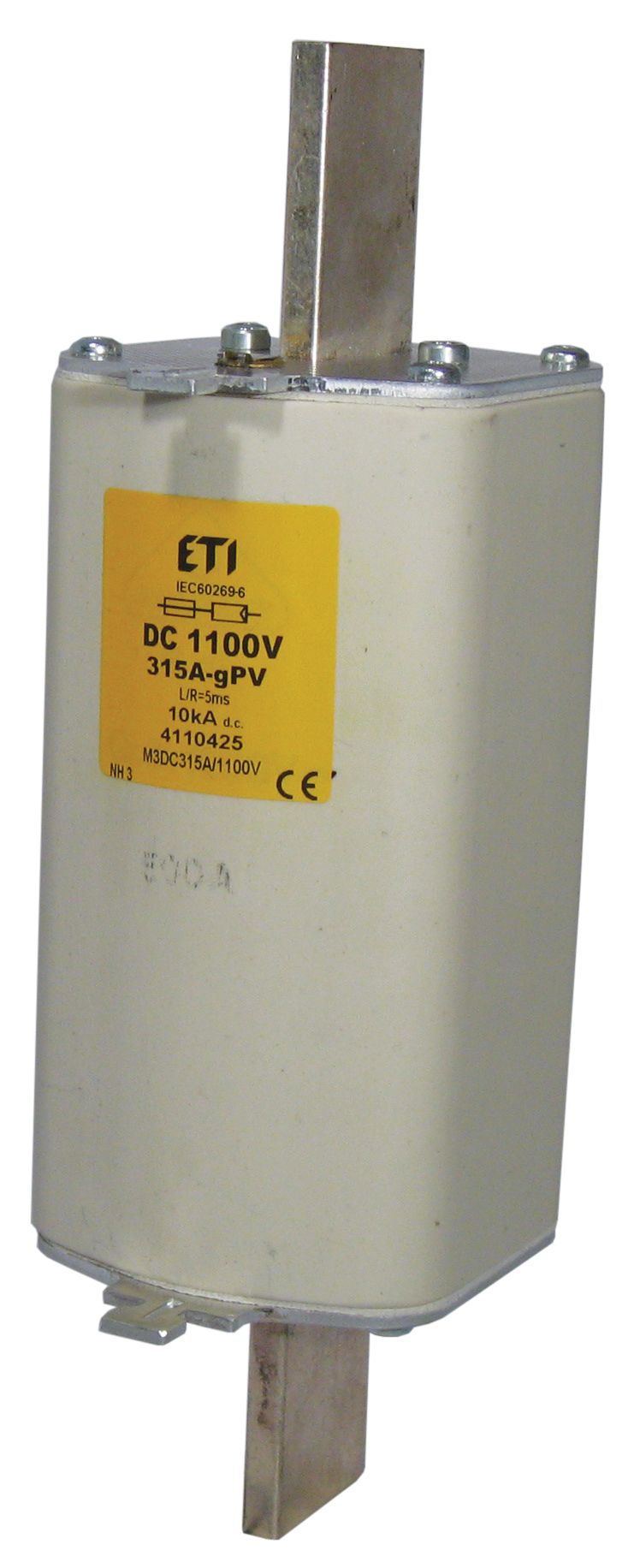 ETI 004110443 pojistka, M3L gPV 400A/1100V-K DC