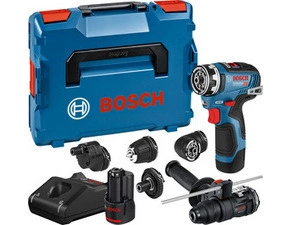 Akumulátorový vrtací šroubovák GSR 12V-35 FC s akumulátorem a výměnným adaptérem