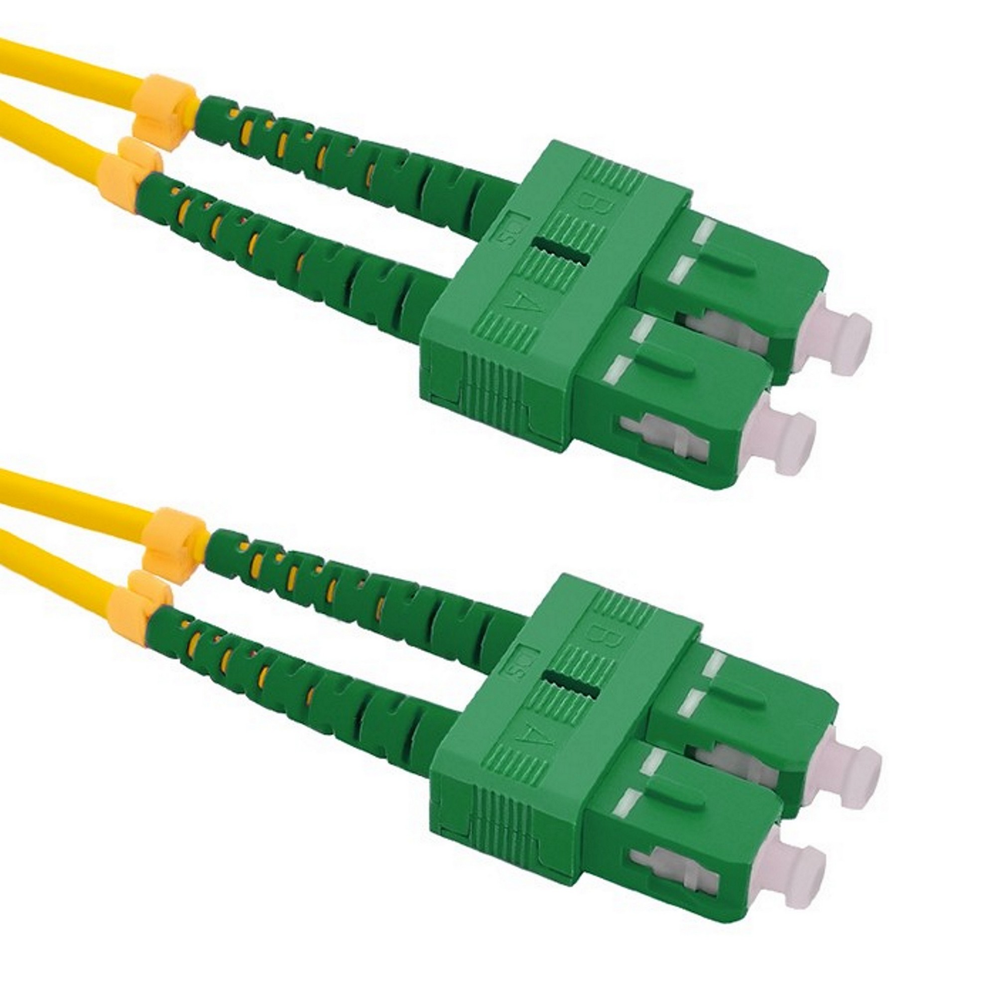 Patch kabel WIREX PO9DSCASCA10, SC/APC-SC/APC, Singlemode, 9/125, Duplex, OS, 10 m