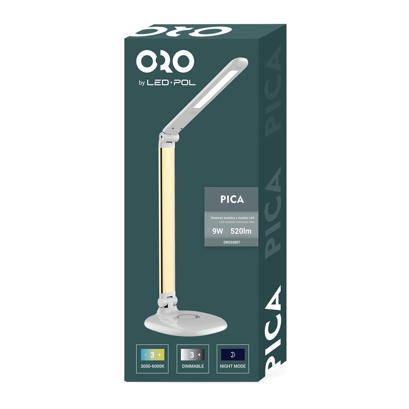 Stolní LED lampička LED-POL Pica LED W/G