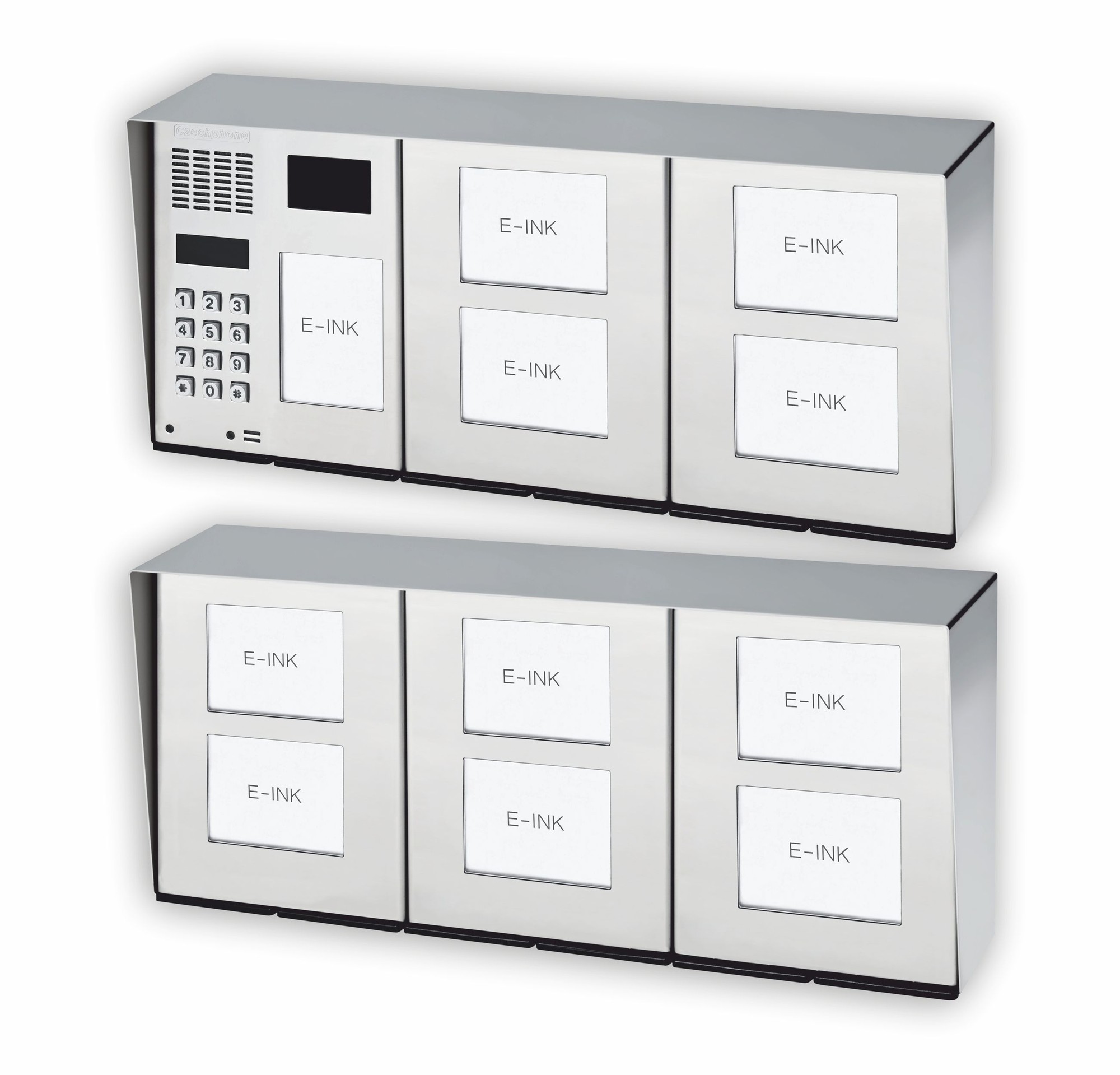 Tablo zvonkové CZECHPHONE 4004005828, E-INK DUO Standard, 124 jmenovek