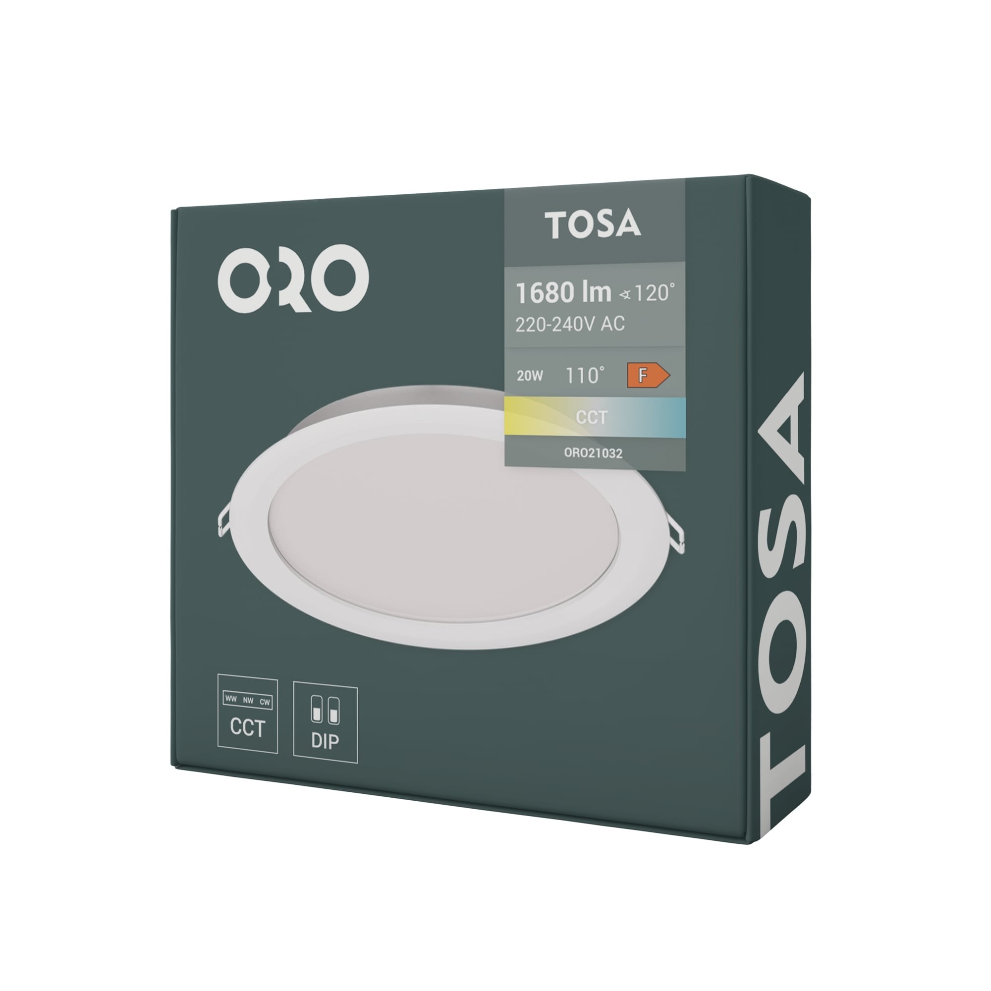 LED downlight LED-POL Tosa 20W CCT