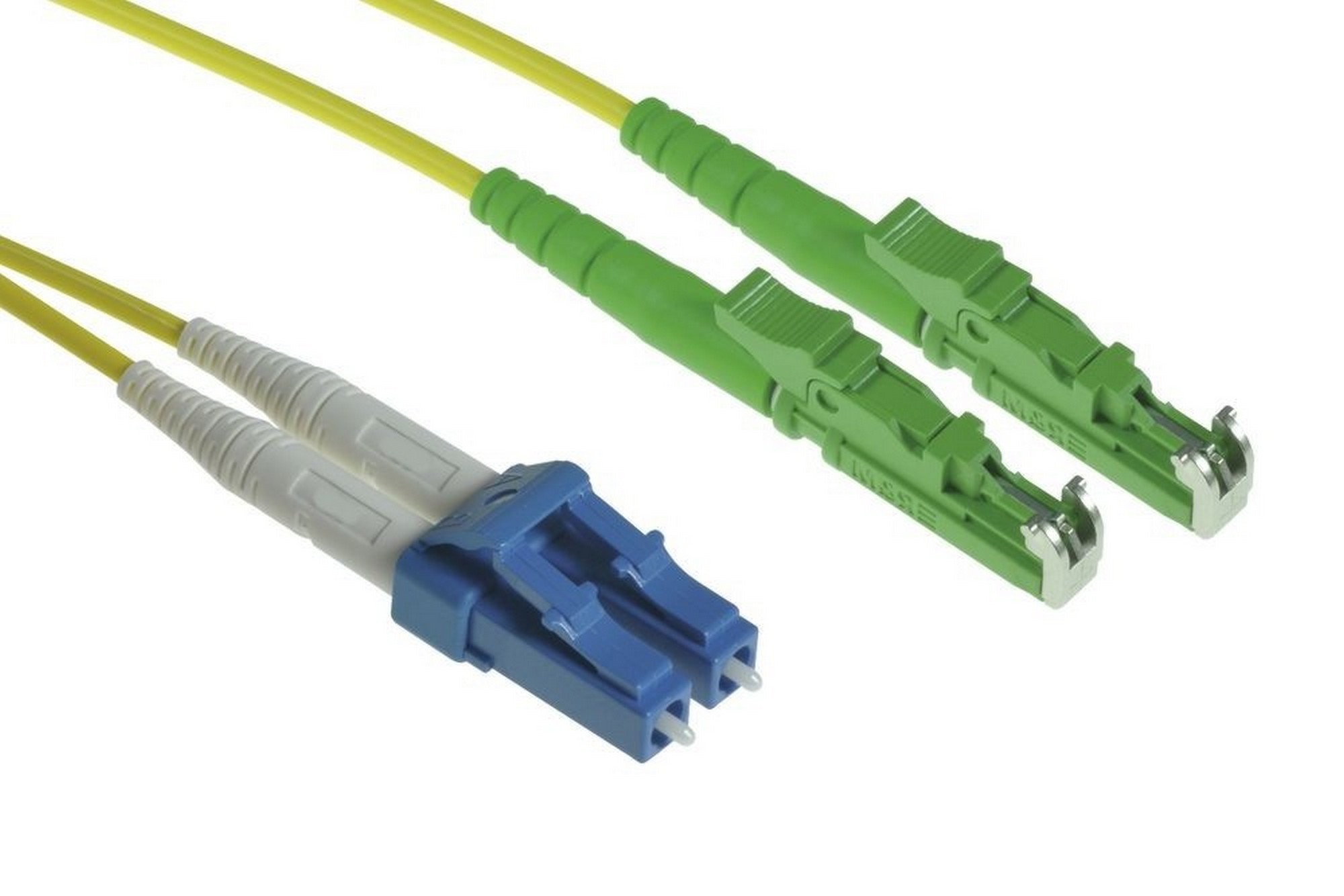 Patch kabel WIREX PO9DE2ALC1, E2000/APC-LC/UPC, Singlemode, 9/125, Duplex, OS, 1 m