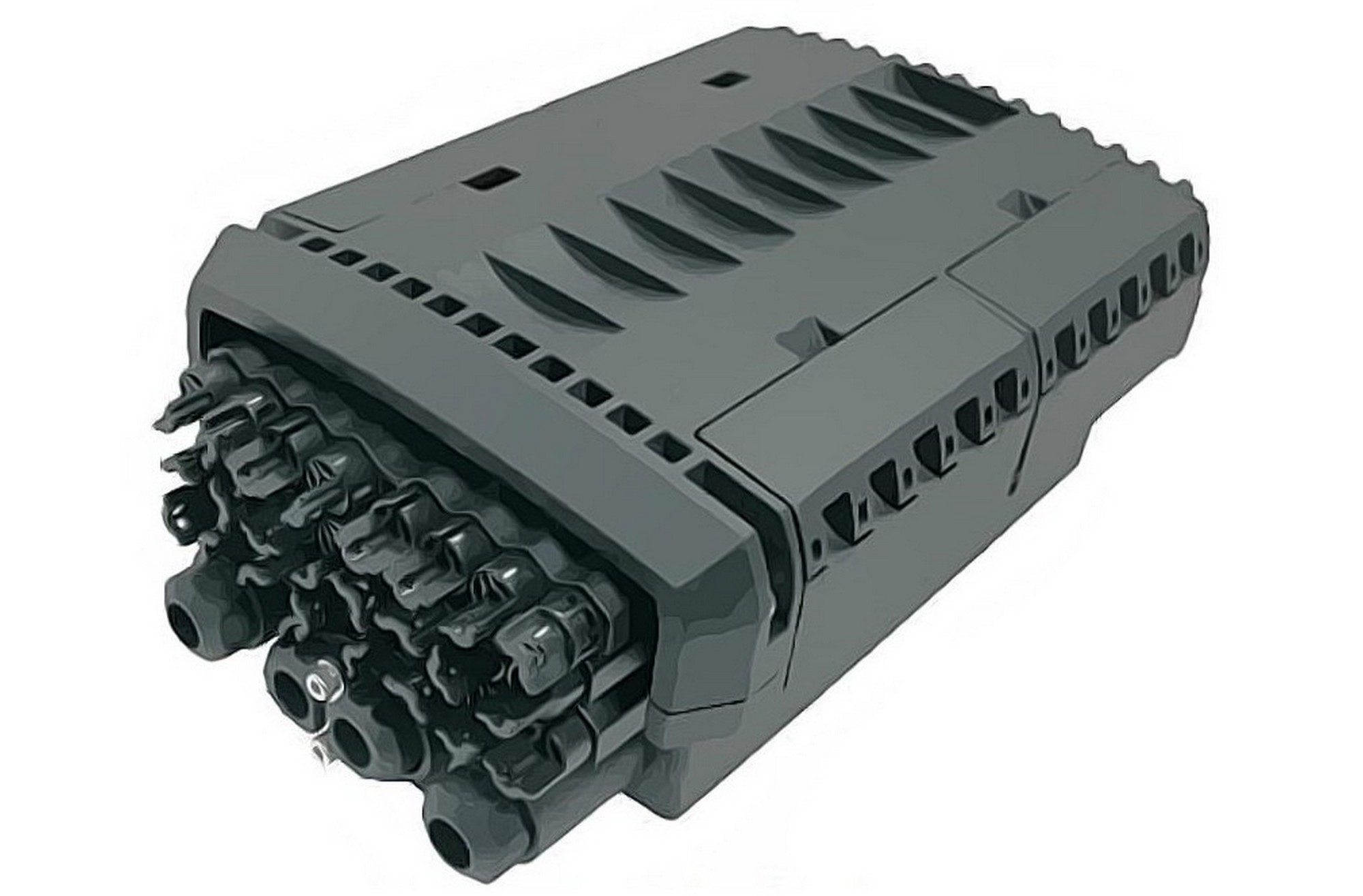 Spojka optická MAFIA SP-OPT-48-I4, 48 svárů, 24x SC Simplex, IP67, 26+2 vstupních portů