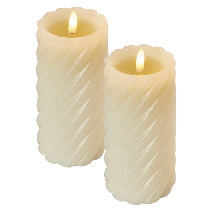EMOS DCCV17 2LED RND CAND FLICKER WW T