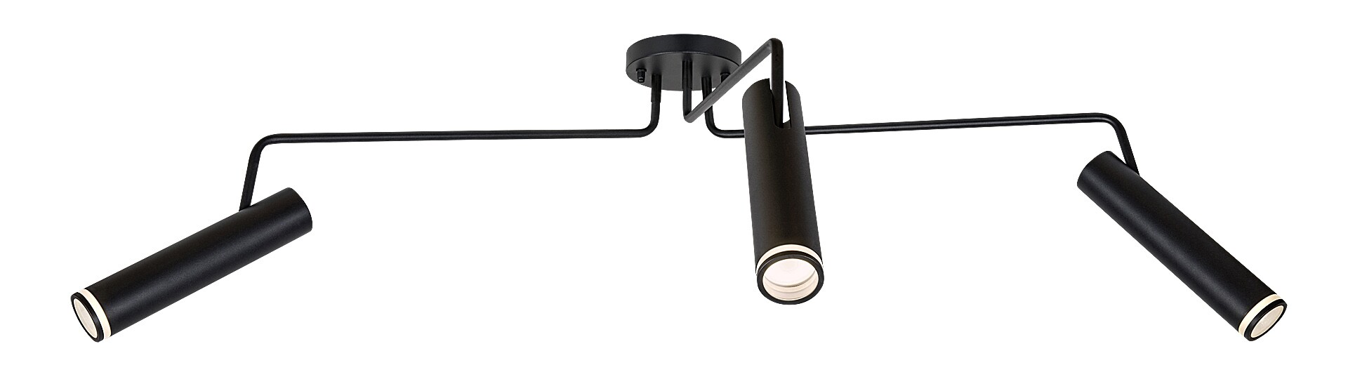 Stropní svítidlo Senobia černá GU10 3×35W RABALUX 73039